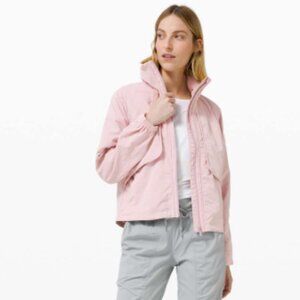Lululemon Always Effortless Jacket Light Pink – Size 6